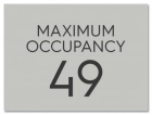 Maximum Occupancy Sign