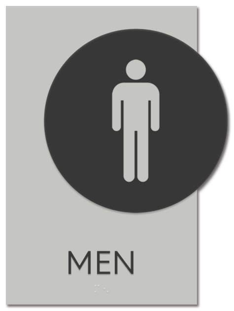Men Sign w/Male Symbol