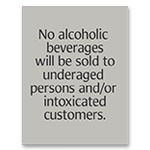 No Alcoholic Beverages To Be Sold - AL Code