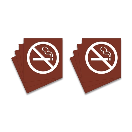 No Smoking Symbol Only - 8 Pack