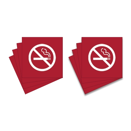 No Smoking Symbol Only - Replacements - 8 Pack
