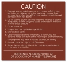 North Carolina Spa Rules Sign