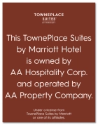 Owner/Operator Plaque