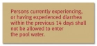 Persons Experiencing Diarrhea... - California Code - Replacements