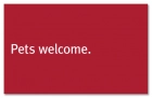Pets Welcome Sign - Replacements