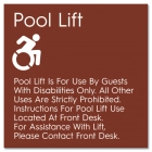 Pool Lift Rules w/Dynamic ISA Symbol - Large
