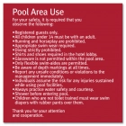 Pool Rules Sign - Replacements