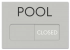 Pool Slide Panel Sign