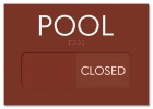 Pool Slide Panel Sign