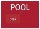 Pool Slide Panel Sign - Replacements