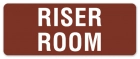 Riser Room Label