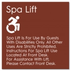 Spa Lift Rules w/Dynamic ISA Symbol - Large