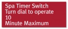 Spa Timer Sign - Replacements
