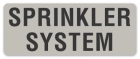Sprinkler System Label