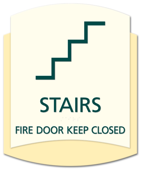 Stairs - Fire Door Keep Closed