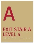 Stairway ID Sign - NYC Compliant - Replacements