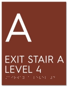 Stairway ID Sign - NYC Compliant