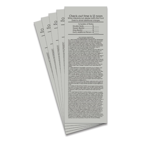 State Law Insert Card - 5 Pack