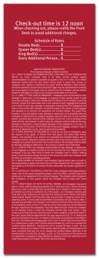 State Law Insert Card - Replacements