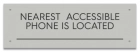 State Pool Sign - Accessible Phone