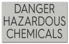 State Pool Sign - Hazardous Chemicals - Indiana Compliant