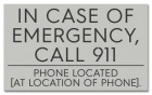 State Pool Sign - In Case of Emergency - Texas Compliant