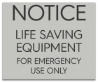 State Pool Sign - Life Saving Equipment - Illinois Compliant