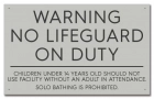 State Pool Sign - No Lifeguard - Nevada Compliant