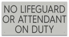 State Pool Sign - No Lifeguard - OK Compliant