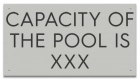 State Pool Sign - Pool Capacity - Montana Compliant