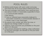 State Pool Sign - Pool Rules - Alaska Compliant