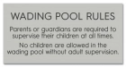 State Pool Sign - Pool Rules - New Jersey Compliant