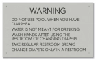 State Pool Sign - Pool Rules - Ohio Compliant
