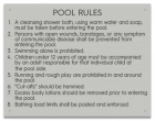 State Pool Sign - Pool Rules - OK Compliant