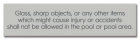State Pool Sign - Sharp Objects - Tennessee Compliant