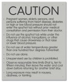 State Pool Sign - Spa Rules - Ohio Compliant