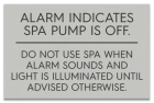 State Pool Sign - Spa Rules