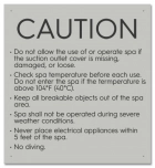 State Pool Sign - Spa Rules