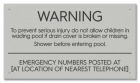 State Pool Sign - Wading Pool - North Carolina Compliant