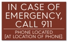 Texas In Case of Emergency Sign