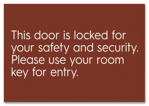 This Door Is Locked...