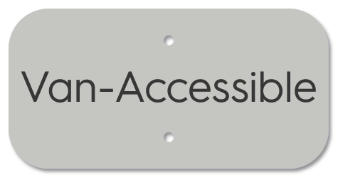 Van-Accessible Parking Sign