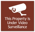 Video Surveillance Sign- Fiberbrite