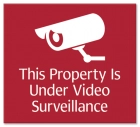 Video Surveillance Sign - Fiberbrite