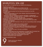 Whirlpool Rules Sign