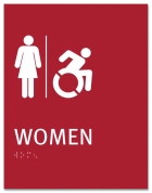 Women Sign w/Female & Dynamic ISA Symbols - Replacements