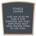 10-Line Common Room Sign