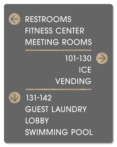 10-Line Directional Sign