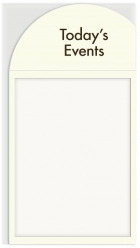 2-Line Informational Sign w/ Insert Window