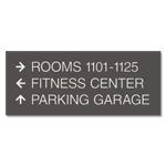 3-Line Directional Sign